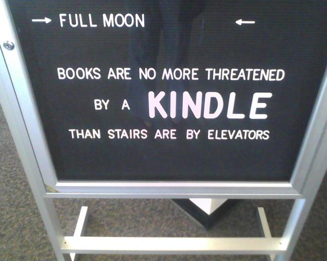 Books vs. Kindle
